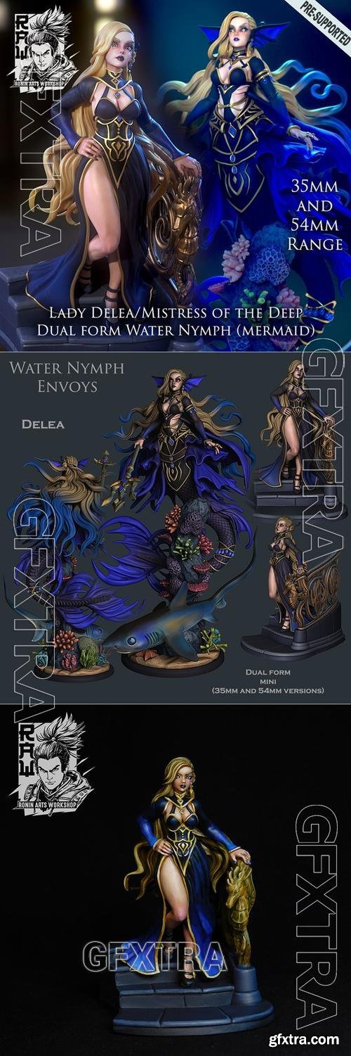 Delea - Shapeshifting Mermaid Infiltrator &ndash; 3D Print Model