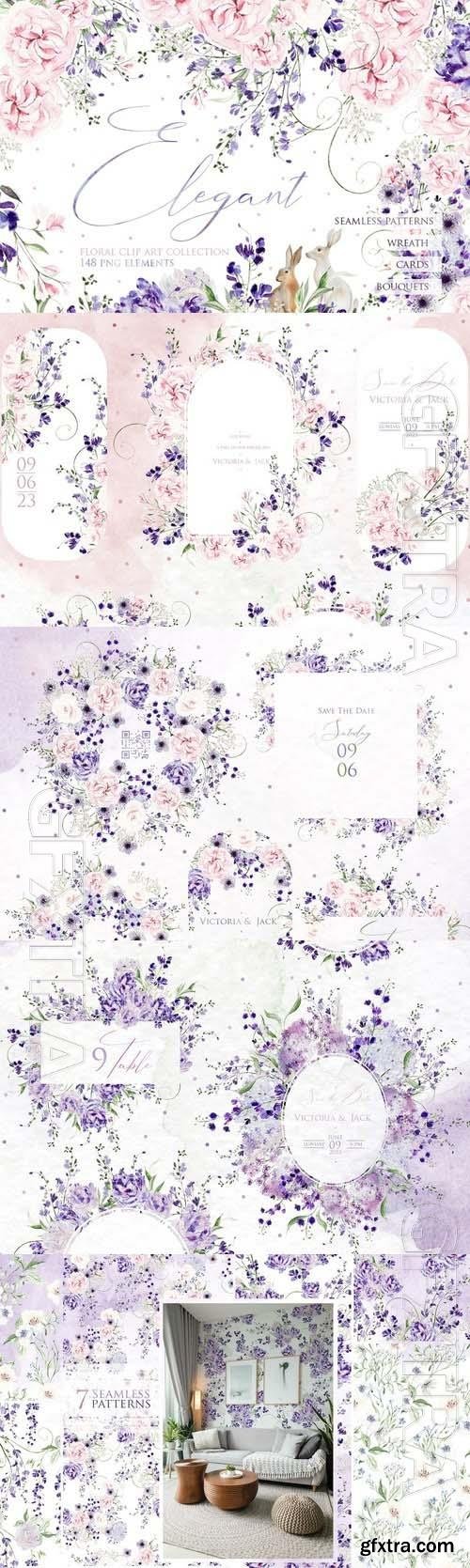 Beautiful Wedding Collection, Design Elements for Invitations