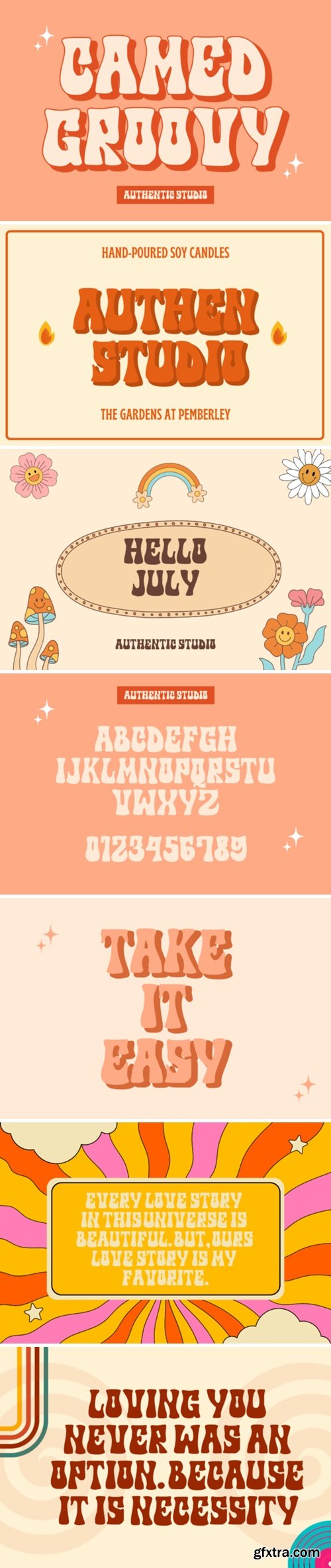 FontBundles - Camed Groovy Font 2651591