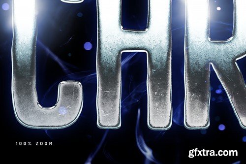 Grungy Chrome Text Effect PT9T3TH