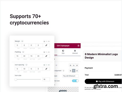 Crypto Payment Button for Elementor 5LDTFTQ