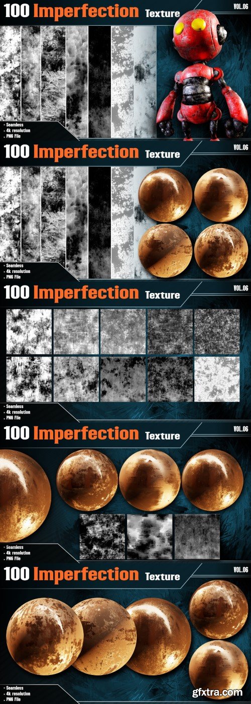 Artstation - 100 Imperfection Texture - Vol.06( 4K In PNG )