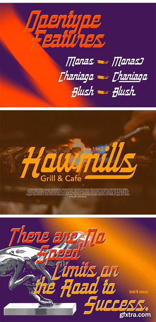 Borndland - Script Display Typeface