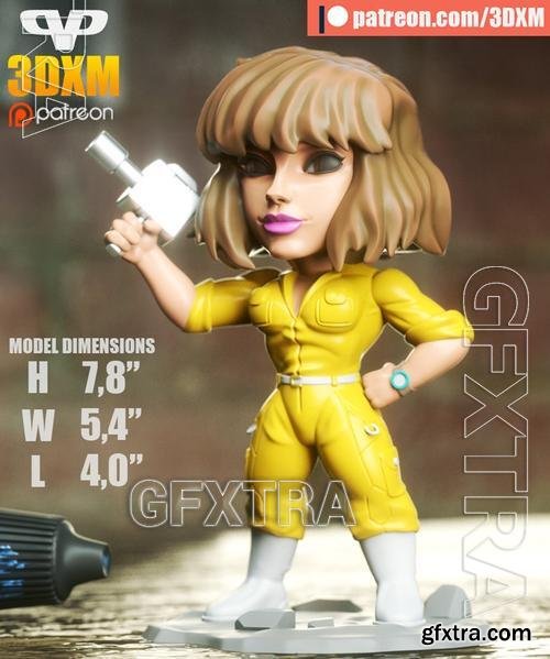 April o Neil Chibi &ndash; 3D Print Model