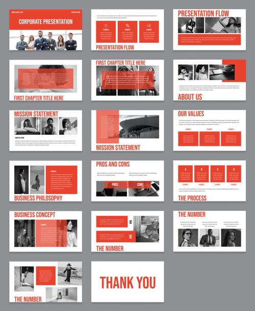 Corporate Business Presentation Design Layout 583494104