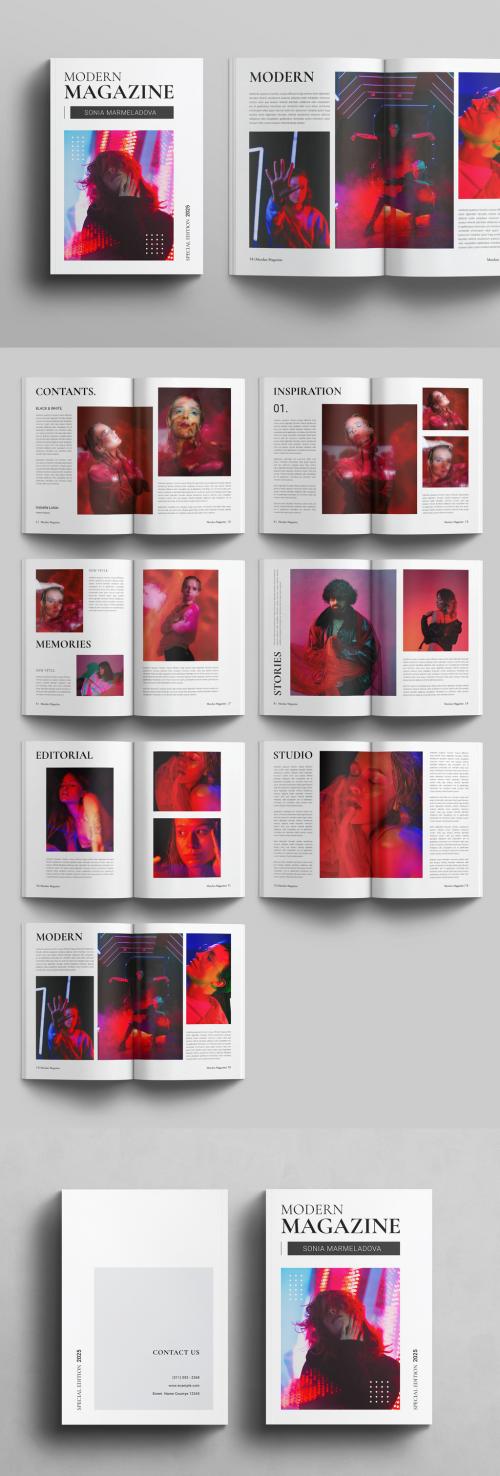 Modern Magazine Template 582971247