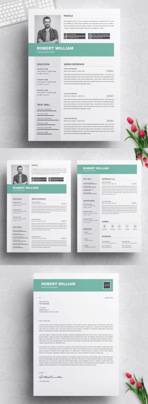 Dark Gray Sidebar Resume Layout 302242323