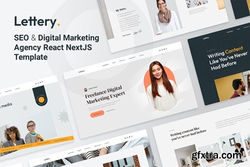 Lettery- SEO/Digital Marketing Agency React NextJS 9MDKZAC