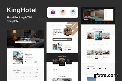 KingHo - Hotel Booking HTML Template 332N6G7