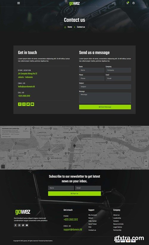 Gowez - WooCommerce Bike Shop & Bike Service Elementor Template Kit LPQGUVX