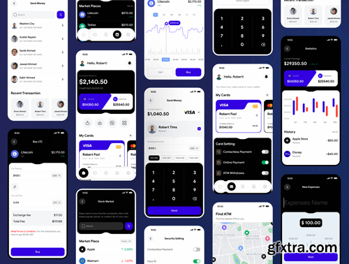 Filllo Finance App UI Kit Ui8.net