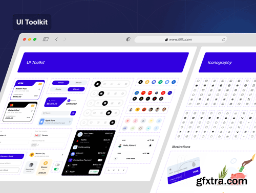 Filllo Finance App UI Kit Ui8.net