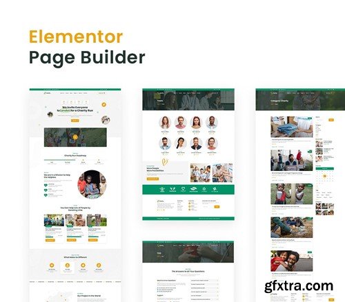 Harity – Fundraising Charity Elementor Template Kit DCQR9DT