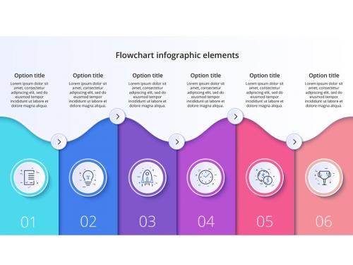 6 Step Infographic Layout 241622576