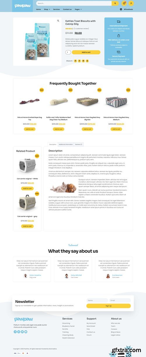 PawPaw - WooCommerce Pet Shop & Pet Care Elementor Template Kit FUPJXYP