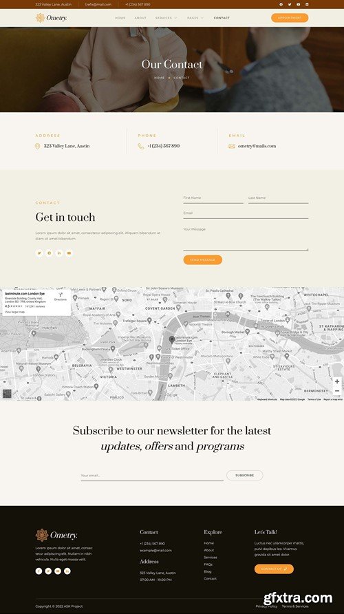 Ometry - Psychology Therapy & Counseling Elementor Template Kit 2BXALTB