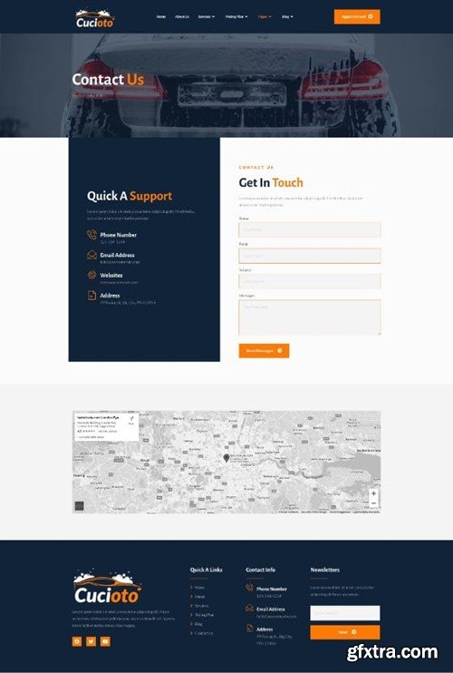 Cucioto - Car Wash Services Elementor Template Kit Q4B85FK