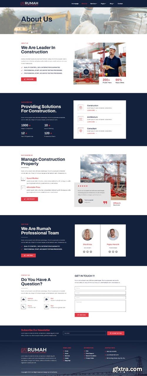 Rumah - Construction Theme Elementor Template Kit 3K5ZDF4