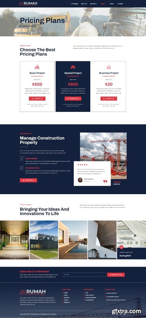 Rumah - Construction Theme Elementor Template Kit 3K5ZDF4