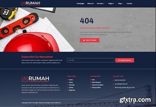 Rumah - Construction Theme Elementor Template Kit 3K5ZDF4