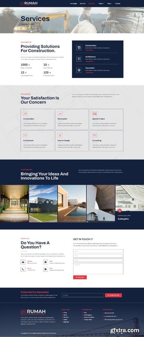 Rumah - Construction Theme Elementor Template Kit 3K5ZDF4