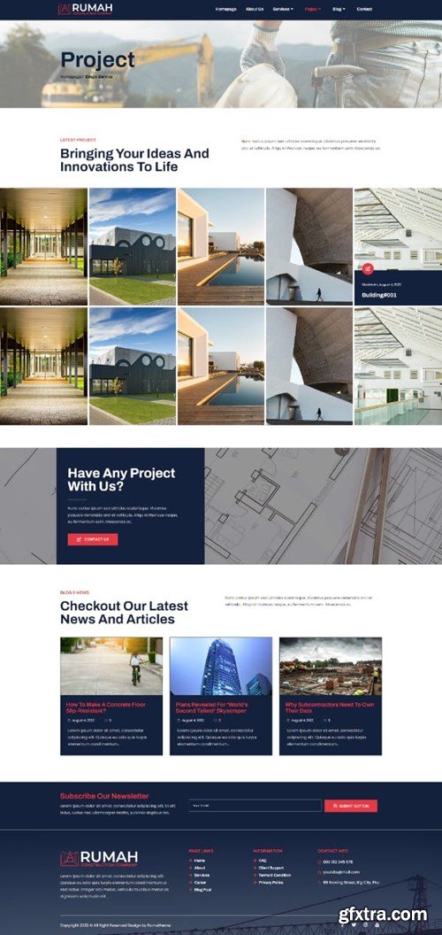 Rumah - Construction Theme Elementor Template Kit 3K5ZDF4