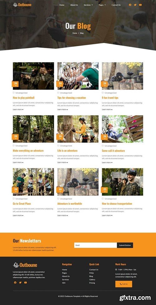 Outbone - Outbond Activity & Adventure Tour Elementor Template Kit 8FXSUDT