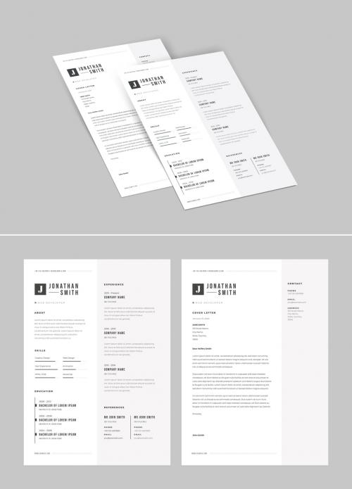 Classic Resume and Cover Letter Set 270853207