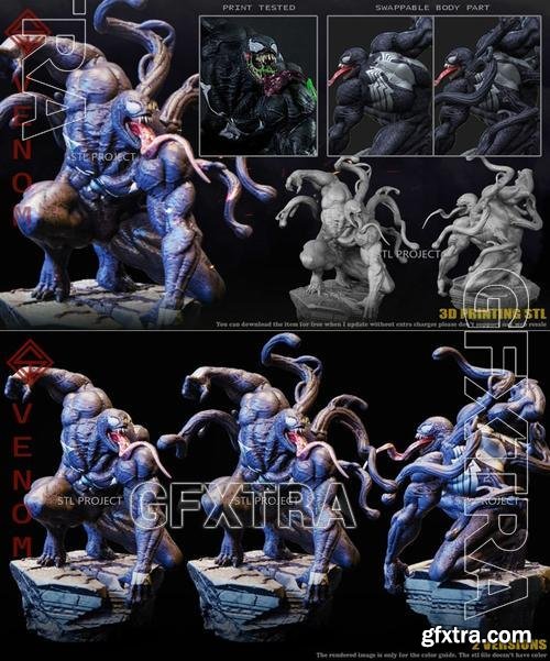 Venom &ndash; 3D Print Model