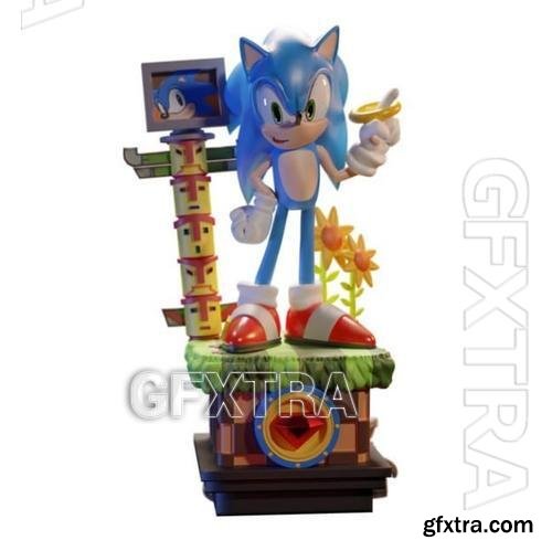 DTR - Sonic the Hedgehog – 3D Print Model » GFxtra