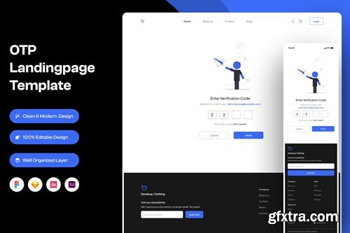 OTP Landing Page Template WSX5FJU