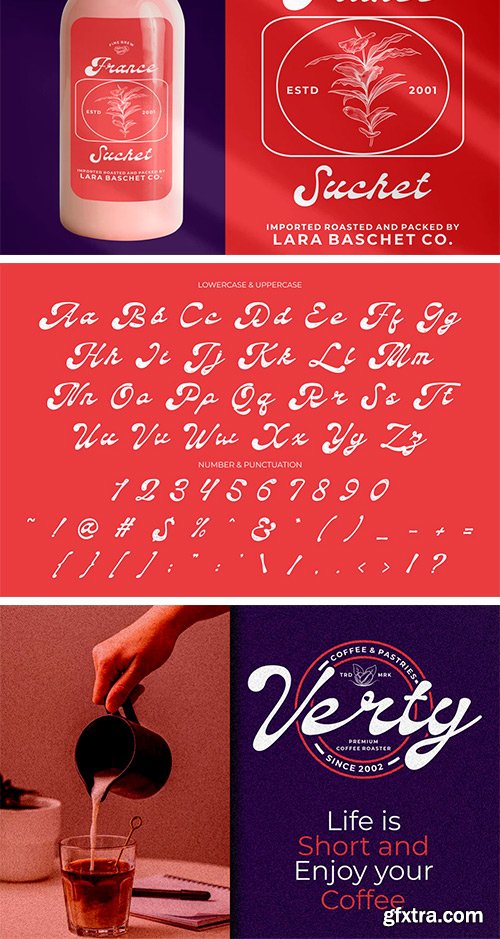 Daux Lavande - Display Font