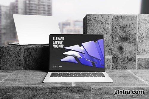 Realistic Laptop Mockup 3AYA9HE