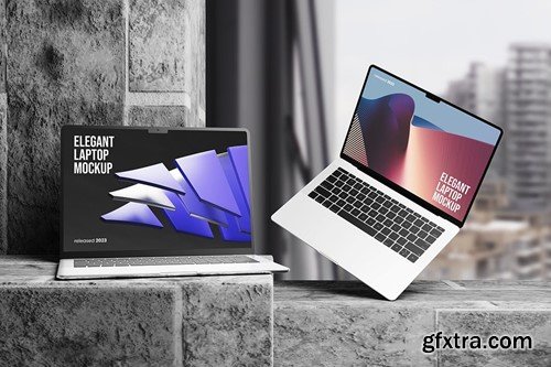 Realistic Laptop Mockup 3AYA9HE