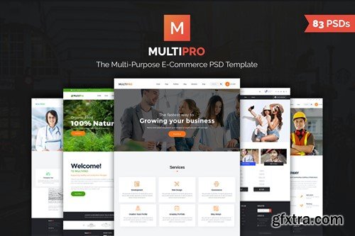 MultiPro | Multi-Purpose ECommerce PSD Template ZR7HQ5E