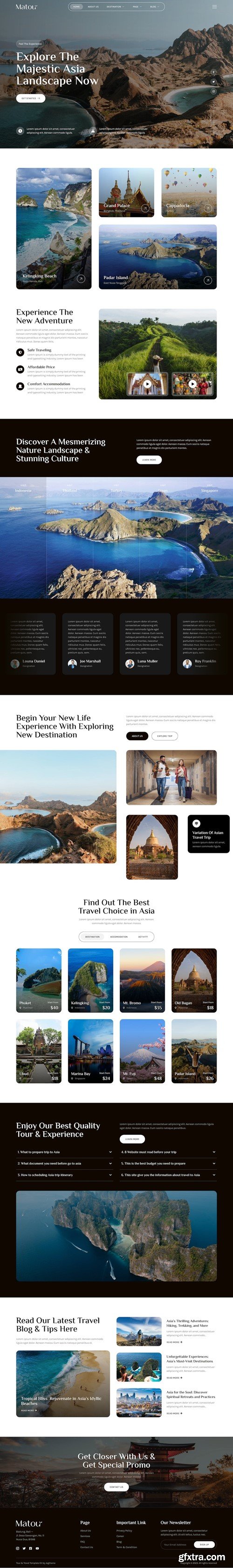 Matour – Tour & Travel Agency Elementor Template Kit ATQ27LC