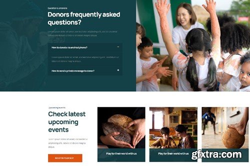 Paroti - Non Profit Charity Elementor Template Kit QWD56MB