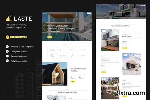 Laste - Real Estate & Property Elementor Template Kit 8M2XD4N