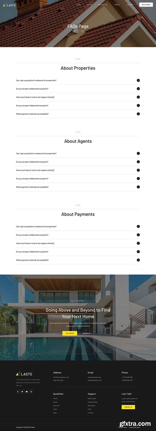 Laste - Real Estate & Property Elementor Template Kit 8M2XD4N