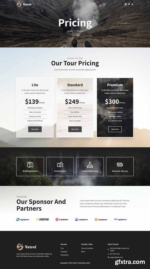 Vatrel - Adventure & Tour Elementor Template Kit 3RCWGYY