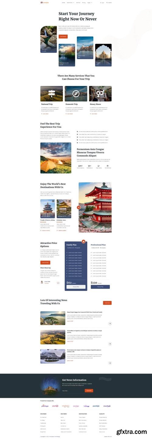 Travelplan - Tour & Travel Agency Elementor Template Kits F9T6BVE