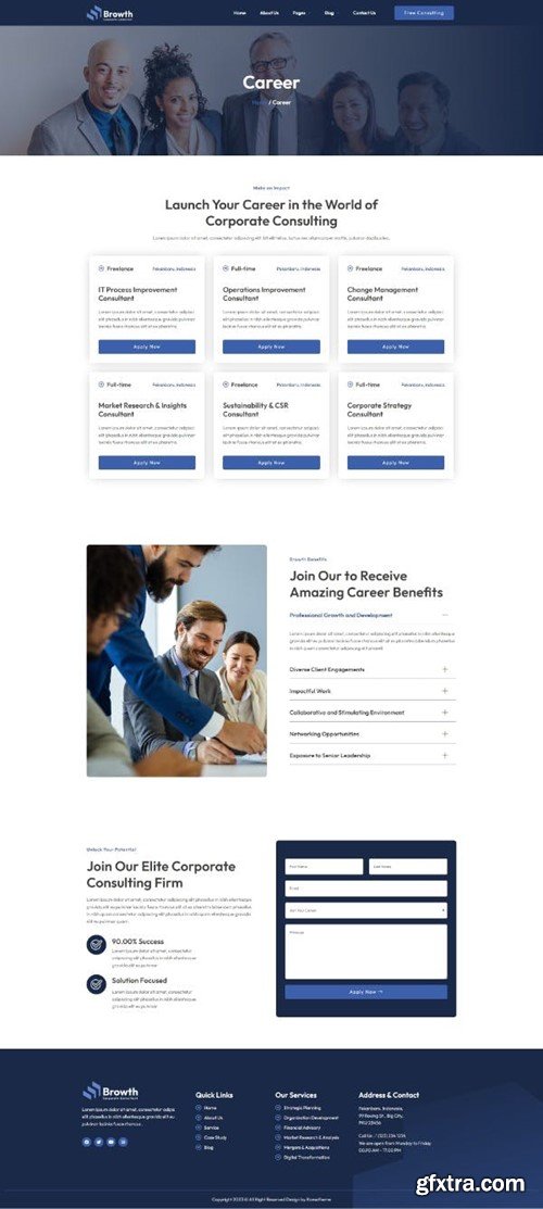 Browth - Corporate Consultant Elementor Template Kit BFKNJLT