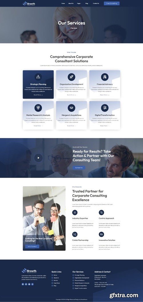 Browth - Corporate Consultant Elementor Template Kit BFKNJLT