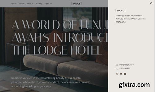 Lodge - Hotel & Resort Elementor Template Kit 9D3Q3RF