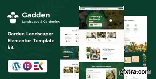 Gadden - Garden & Landscaping Elementor Template Kit 6MMDMDB