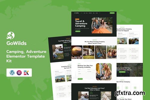 Gowilds - Travel & Tour Booking Elementor Template Kit BA3FN8B