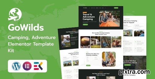 Gowilds - Travel & Tour Booking Elementor Template Kit BA3FN8B