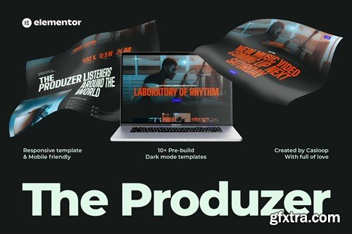 The Produzer - Music & Band Elementor Template Kit T38PSHF