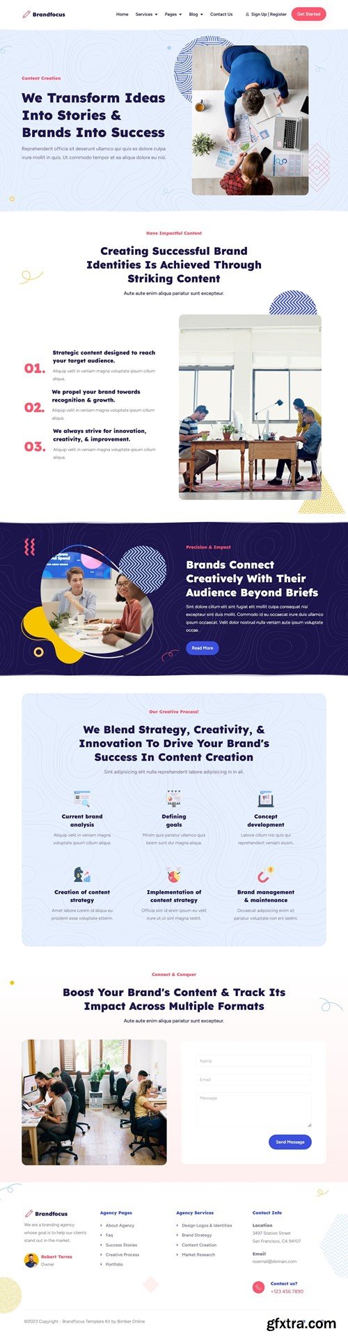 Brandfocus - Branding Agency Elementor Template Kit 9HM22X4