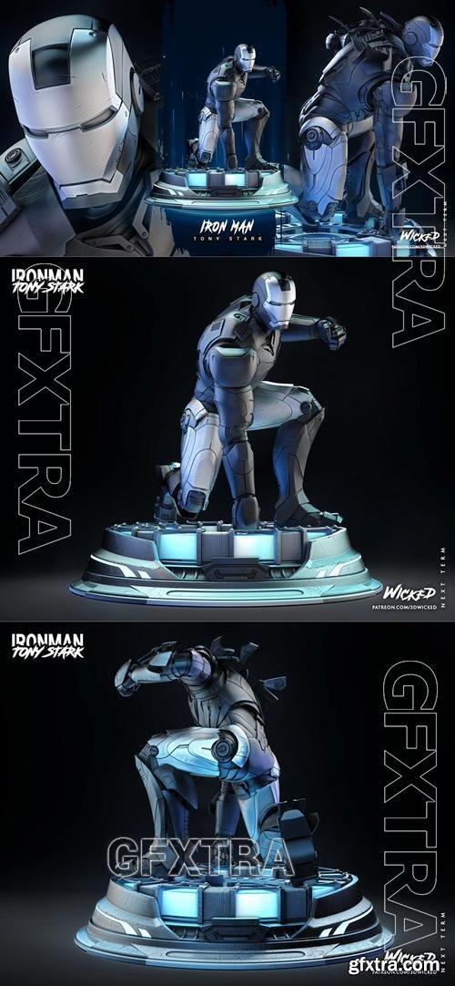 WICKED - Iron Man 2023 Bust &ndash; 3D Print Model